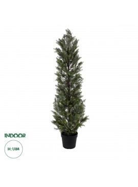 20153 GloboStar®  Artificial Garden LEMON CYPRESS 20153 Τεχνητό Διακοσμητικό Φυτό Λεμονόκυπάρισσο Υ180cm
