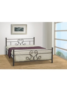 Ορίων Κρεβάτι Διπλό Μεταλλικό 160x190cm  orion160-7074-134-268-190