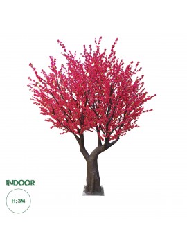 20168 GloboStar®  Artificial Garden PEACH BLOSSOM TREE 20168 Τεχνητό Διακοσμητικό Δέντρο Ανθισμένη Ροδακινιά Υ300cm