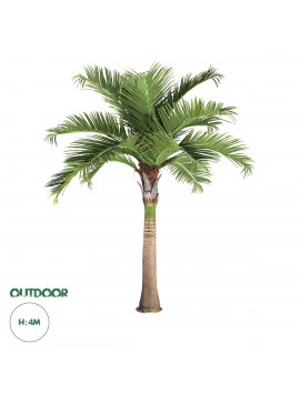 20169 GloboStar®  Artificial Garden COCONUT PALM TREE 20169 Τεχνητό Διακοσμητικό Φυτό Φοινικόδεντρο Κοκοφοίνικας Εξωτερικού Χώρου IP68 UV Certified Protection Υ400cm
