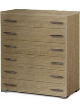 Συρταριέρα με 7  SARRIS συρτάρια σε χρώμα δρυς 60x45x123  ΜΟΝΤΑΡΙΣΜΕΝΟ  ΠΡΟΙΟΝ