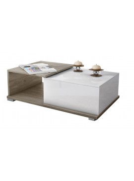 Τραπεζάκι σαλονιού "LUNA" 120x75x38εκ.  85T-STAXTY-L SARRIS