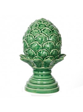 Artekko Artichoke Διακοσμητική Κεραμική Πράσινη Αγκινάρα (15.5x15.5x24)cm Artekko 2018
