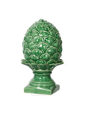 Artekko Artichoke Διακοσμητική Κεραμική Πράσινη Αγκινάρα (19x19x31)cm Artekko 2019