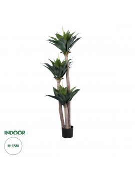 20215 GloboStar®  Artificial Garden AGAVE 20215 Τεχνητό Διακοσμητικό Φυτό Αγαύη Υ150cm
