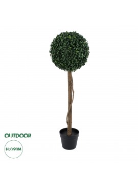 20406 GloboStar®  Artificial Garden BUXUS 20406 Τεχνητό Διακοσμητικό Φυτό Πυξός Υ90cm