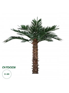 20435 GloboStar®  Artificial Garden COCONUT PALM TREE 20435 Τεχνητό Διακοσμητικό Φοινικόδεντρο Κοκοφοίνικας Υ400cm