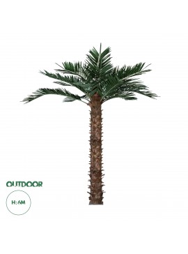 20436 GloboStar®  Artificial Garden COCONUT PALM TREE 20436 Τεχνητό Διακοσμητικό Φοινικόδεντρο Κοκοφοίνικας Υ600cm