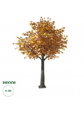 20437 GloboStar®  Artificial Garden ACER RUBRUM SYCAMORE TREE 20437 Τεχνητό Διακοσμητικό Δέντρο Κόκκινος Σφένδαμος Υ400cm