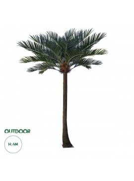 20595 GloboStar®  Artificial Garden COCONUT PALM TREE 20595 Τεχνητό Διακοσμητικό Φοινικόδεντρο Κοκοφοίνικας Υ600cm