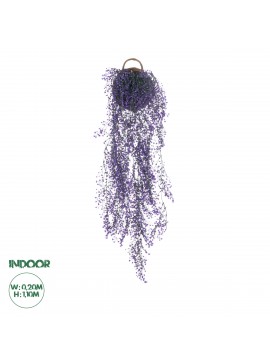 20631 GloboStar®  Artificial Garden GOLDEN BELL WILLOW 3 HANGING PLANT 20631 Κρεμαστό Τεχνητό Διακοσμητικό Φυτό Ιτίας  Y110cm