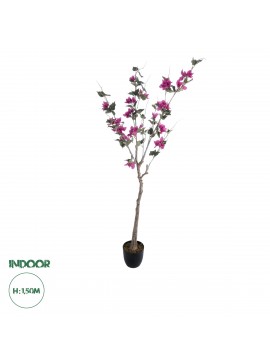 20675 GloboStar®  Artificial Garden BOUGAUVILLEA 20675 Τεχνητό Διακοσμητικό Φυτό με Ανθη Μπουκανβίλιας Φουξ Υ150cm