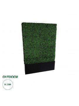 21066 GloboStar®  Artificial Garden GRASS WALL 21066 Τεχνητό Διακοσμητικό Φυτό Τοίχος από Γρασίδι Μ120 x Π30 x Υ180cm