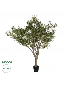 21112 GloboStar®  Artificial Garden OLIVE TREE 21112 Τεχνητό Διακοσμητικό Δέντρο Ελιά Υ220cm