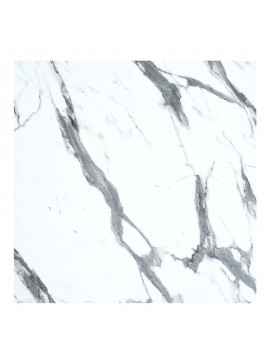 Intrahome Επιφάνεια τραπεζιού Melody Intrahome HPL λευκό μαρμάρου 70x70εκ πάχους 12mm | SKU: INTRAPA-326111117