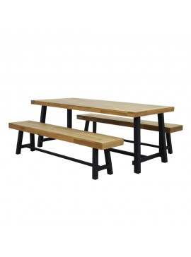 Liberta PANAMA ΤΡΑΠΕΖΙ ΦΥΣΙΚΟ 200,5x91,5xH76cm 200,5x91,5xH76cm 22-0061