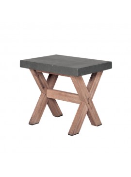 Liberta CAMIRO ΣΚΑΜΠΟ CEMENT 50x40xH45cm 50x40xH45cm 22-0065