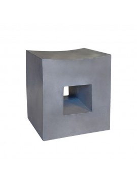 Liberta SQUARE ΣΚΑΜΠΟ CEMENT 43x40xH45cm 43x40xH45cm 22-0125
