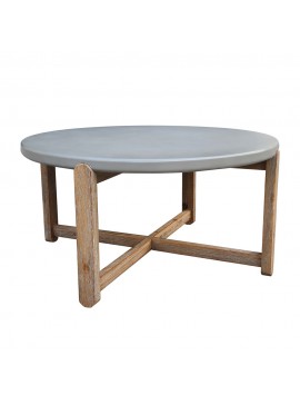 Liberta UBUD COFFEE TABLE CEMENT 81x81xH40cm 81x81xH40cm 22-0134