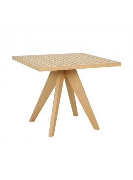 Liberta DOGA ΤΡΑΠΕΖΙ ΦΥΣΙΚΟ 90x90xH75cm 90x90xH75cm 22-0139