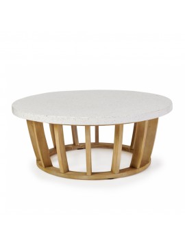 Liberta ITHAKA COFFEE TABLE ΦΥΣΙΚΟ 100x100xH40cm 100x100xH40cm 22-0140