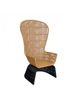 Liberta MISA ΠΟΛΥΘΡΟΝΑ ΦΥΣΙΚΟ ΜΑΥΡΟ 110x75xH165cm 110x75xH165cm 22-0206