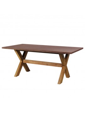 Liberta POMPEI ΤΡΑΠΕΖΙ RUST RED 200x100xH74,5cm 200x100xH74,5cm 22-0231