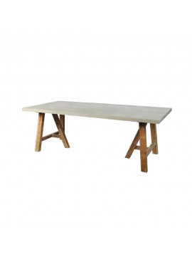 Liberta ERESOS ΤΡΑΠΕΖΙ CEMENT ΑΝΟΙΧΤΟ 200x100xH76cm 200x100xH76cm 22-0237