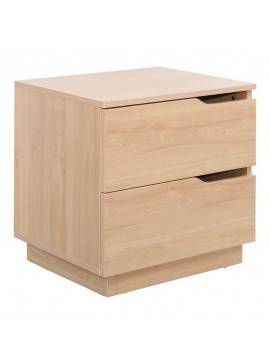 Κομοδίνο Verena pakoworld σε φυσική απόχρωση 48x40x48εκ