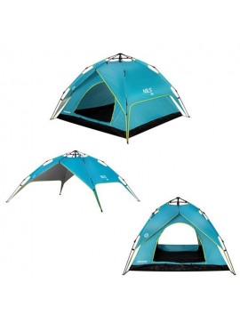 Σκηνή Camping 3 Ατόμων NC7819 Μπλε TENT SHADOW