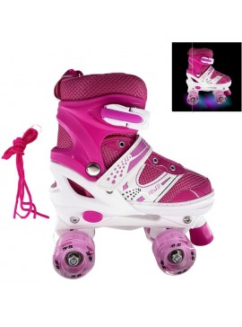 Αυξομειούμενα Πατίνια Roller GC SK3 Quad Ροζ  - Medium (35-38)