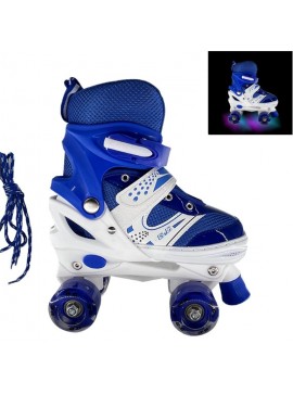 Αυξομειούμενα Πατίνια Roller GC SK3 Quad Μπλε - Small (31-34)