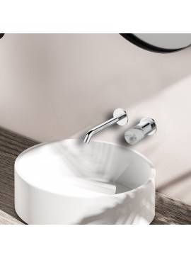 KARAG  JOAN Μπαταρία νιπτήρος εντοιχισμού JOAN Marmo Bianco 24686-425A-MB KARAG KARAG-5206836669960