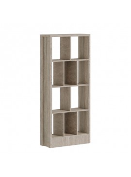 Βιβλιοθήκη Zyle Intrahome sonoma oak μελαμίνης 80x30x181εκ INTRAPA-350111150