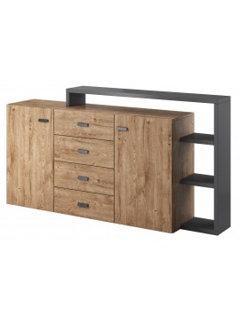 Μπουφές Bron Plus-Fusiko - Anthraki 180.00x37.00x98.00 16822189