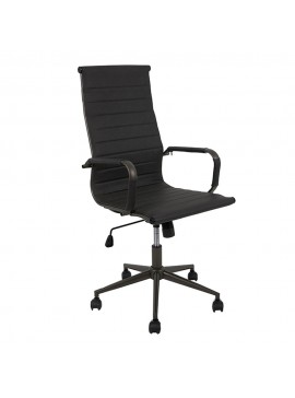 Liberta AVANT ΚΑΡΕΚΛΑ ΓΡΑΦΕΙΟΥ ΑΝΘΡΑΚΙ ΜΑΥΡΟ 55,5x63xH118cm 55,5x63xH118cm 25-0514