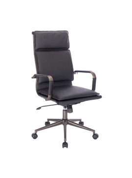 Liberta ELITE ΚΑΡΕΚΛΑ ΓΡΑΦΕΙΟΥ ΜΑΥΡΟ GUNMETAL 54x64xH109,5cm 54x64xH109,5cm 25-0559