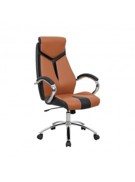 Liberta PATRON ΚΑΡΕΚΛΑ ΓΡΑΦΕΙΟΥ CAMEL ΜΑΥΡΟ 63x72xH125cm 63x72xH125cm 25-0628