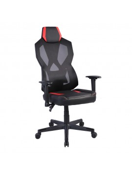 Liberta STORM ΚΑΡΕΚΛΑ GAMING ΓΡΑΦΕΙΟΥ ΜΑΥΡΟ ΚΟΚΚΙΝΟ 50x73xH135cm 50x73xH135cm 25-0705