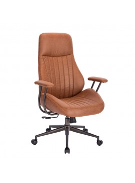 Liberta CLASS ΚΑΡΕΚΛΑ ΓΡΑΦΕΙΟΥ CAMEL GUNMETAL 71x64,5xH119,5cm 71x64,5xH119,5cm 25-0732