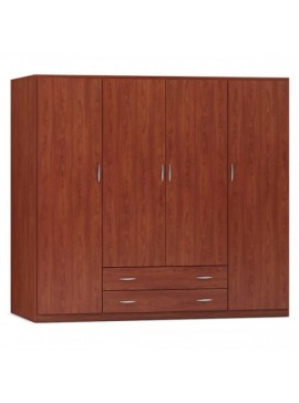 ΝΤΟΥΛΑΠΑ  NSBIOMEL 4Φ Ντουλάπα ''ΧΩΡΙΣ Πατάρι'' 200x180x60cm  25-105