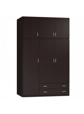 ΝΤΟΥΛΑΠΑ  NSBIOMEL  3Φ Ντουλάπα ''Κλασσική'' 150x240x60cm χρωμα wenge 25-107