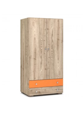 Δίφυλλη ντουλάπα χωρίς πατάρι 90x50x180 DIOMMI 25-113  