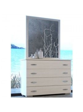 Τουαλέτα 4 συρτάρια 90x76x45 DIOMMI 25-240