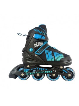 Αυξομειούμενα Πατίνια Roller GC BW 166 Μαύρο/Μπλε IN-LINE SKATES Small(31-34)