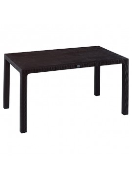 Τραπεζαρία Lyel-Sein Intrahome σετ 7τεμ PP καφέ 150x90x73,5εκ INTRAPA-364111161
