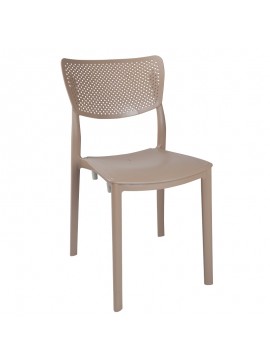 Τραπεζαρία Kyul-Meon Intrahome σετ 5τεμ PP σε cappuccino απόχρωση INTRAPA-364111105