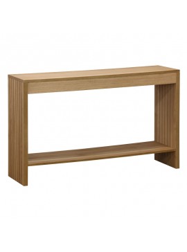 Κονσόλα Focused pakoworld MDF φυσικό 120x35x74εκ 260-000003