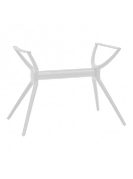 Βάση τραπεζιού Herno pakoworld λευκό pp 106x61x73εκ