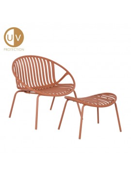 Liberta NADIN ΠΟΛΥΘΡΟΝΑ SET 2ΤΕΜ TERRACOTTA 79,5x70xH74cm 79,5x70xH74cm 27-0211